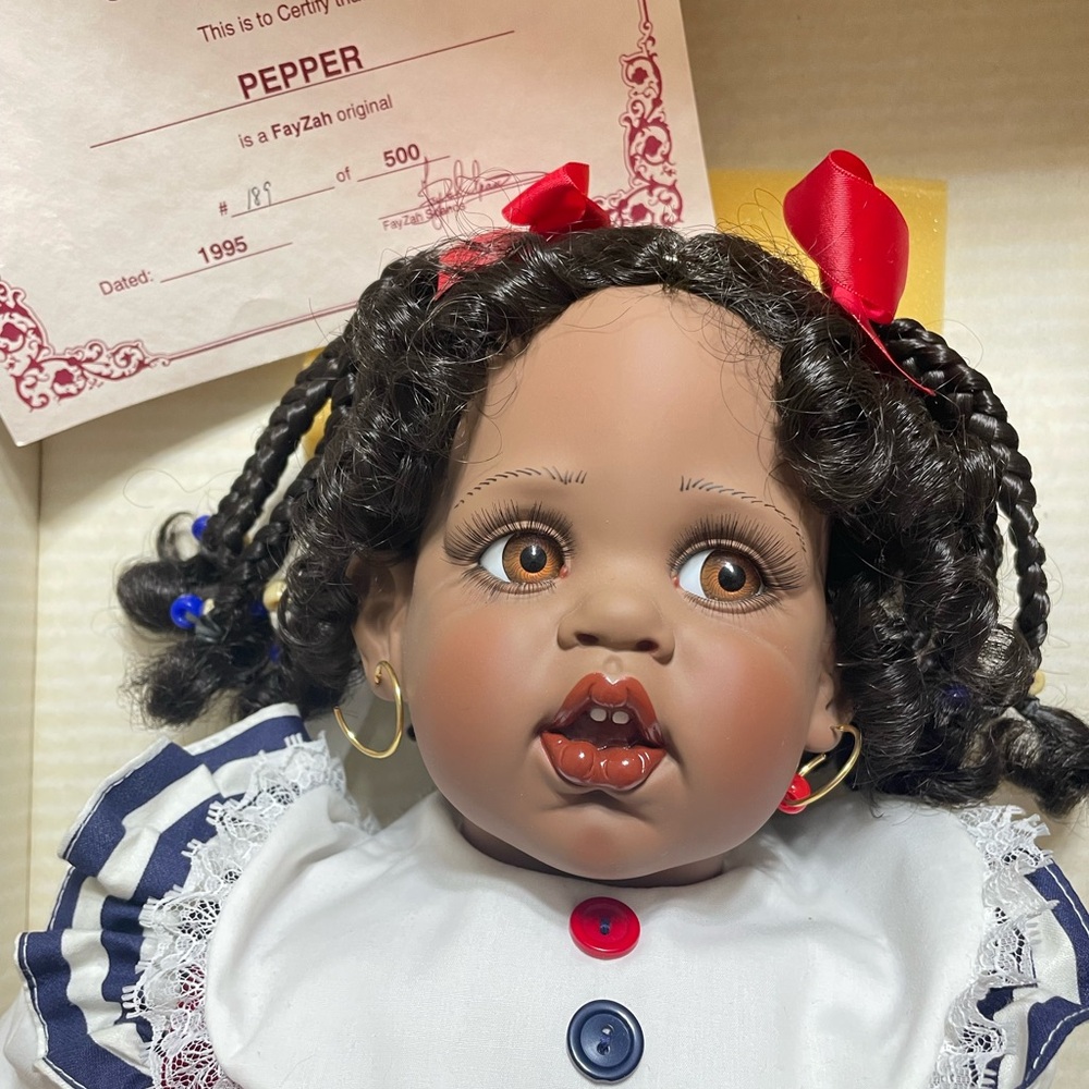 FayZah Spanos African American Girl Doll
